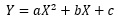 Y = A * X + B